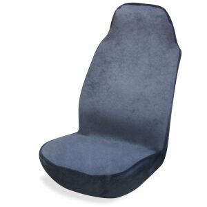 Husă Scaun Auto Tip Prosop Gri, 120x46cm, Poliester - Huse pentru scaune auto