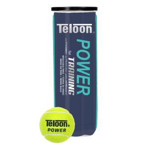Set 3 mingi tenis Teloon Power, galbene, pentru antrenament - Tenis