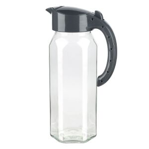 Ulcior Sticlă, 1.5l, Capac Plastic, Transparent, Gri 130109759 - Ulcioare