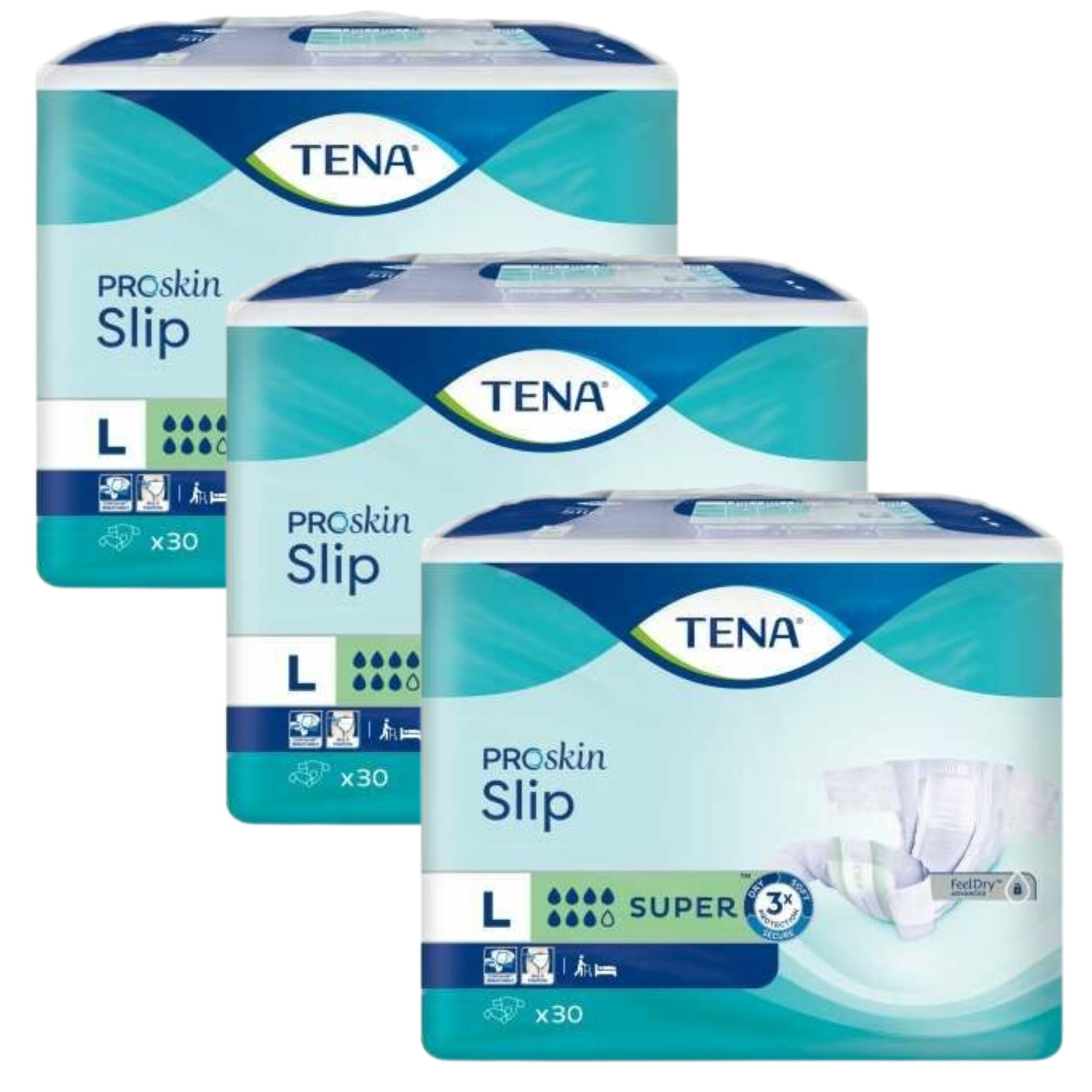 E-shop Tena Slip Super Large 3 nohavičky pre dospelých 92-150cm (3x30ks)