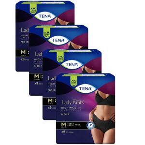 Tena Lady Pants Plus Noir Бельо за инконтиненция с повдигната талия M 4x9pcs #black 130110989