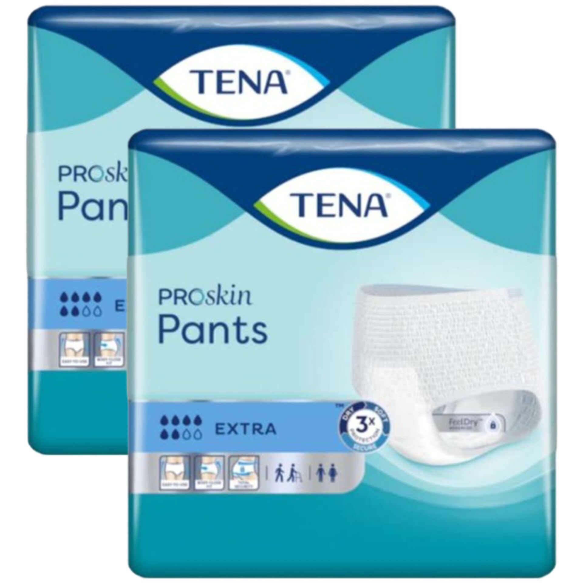 E-shop Tena nohavice extra veľké 3 nohavice pre dospelých 100-135cm (2x30ks)