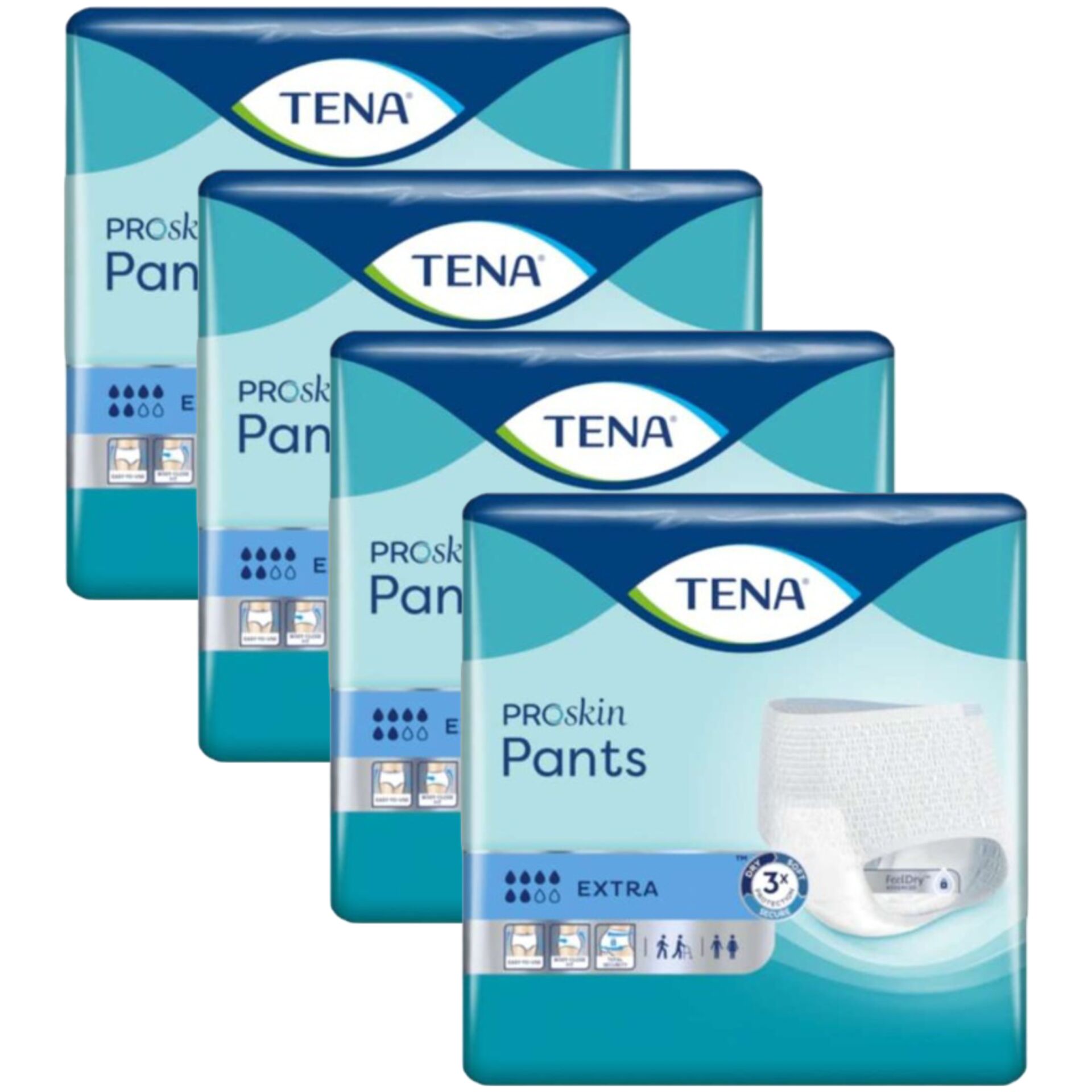 E-shop Tena nohavice extra veľké 3 nohavice pre dospelých 100-135cm (4x30ks)