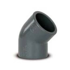 Racord PVC, cot 45 grade, D50 mm 130139673 - Racord de apă, gaz și încălzire