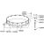 Baza piscina INTEX, pentru piscine cu cadru metalic circular tip Prism cu latime de 305 si 366 cm, 6 buc/pachet (12454) 130139687