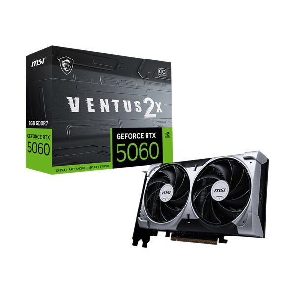 Msi videokártya pci-ex16x nvidia rtx 5060 ventus 2x 8gb ddr7 oc R...