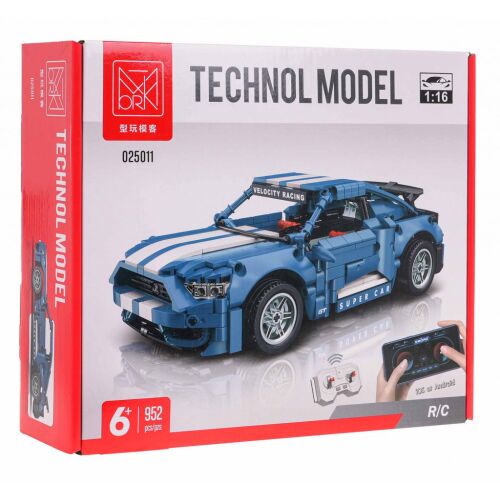 OEM Építőkészlet, 1:16, 26,5x14,5x9 cm, kék, 952 db