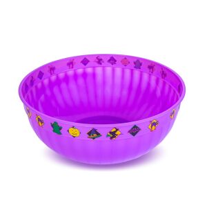 Tálaló tányér - lila - műanyag - 30 x 12 cm 146277560 - Kínáló tál