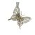 Decoratiune fluture cu agatatoare, 10x8.2 cm 130150722
