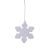 Decoratiune fulg, plastic, 10 cm 130149570