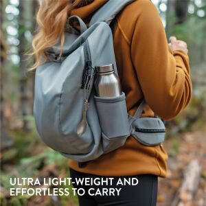 Navaris összecsukható kempingspork, titán, 9,7 cm, szürke, NAV0000381V001C 140686220 - Kanál