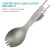 Сгъваема къмпинг чанта Navaris Spork, титаниева, 9.7 см, сива, NAV0000381V001C 140686220