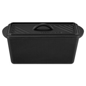 Forma na pečenie chleba z liatiny Navaris s vekom, 34 cm - Liatinové hrnce