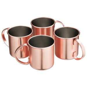 Zestaw 4 miedzianych kubków Moscow Mule, Navaris - Obsługa