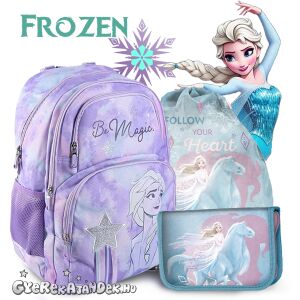 Jégvarázs Be Magic iskolatáska szett lányoknak, tartalmaz hátizsákot, tolltartót és tornazsákot - Cerdá