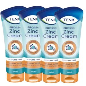 Tena ProSkin Cink Kenőcs 4x100ml csomag, popsikrém érzékeny bőrre - Bőrápolás