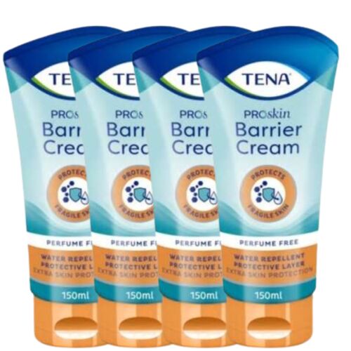 Tena ProSkin Barrier Cream 4x150ml, wodoodporny krem ochronny do skóry wrażliwej