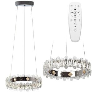 Crystal LED-Deckenleuchte APP1041-CP + Fernbedienung 130160274 - Lampe für das Badezimmer
