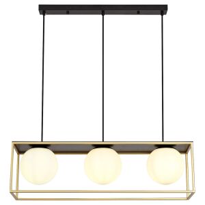 Lampa sufitowa Czarno Złota APP1164-3CP 130160563 - Lampy i oświetlenie