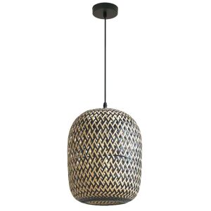 LAMPA SUFITOWA WISZĄCA BOHO BAMBOO APP1542-1CP 130161079 - Lampy i oświetlenie