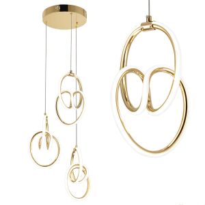 LED-Hängeleuchte G082-3CPR Gold 130162056 - Lampe für das Badezimmer