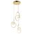 LED-Hängeleuchte G082-3CPR Gold 130162056
