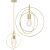 Hängelampe Ring Metall Gold APP286-1CP 130162244