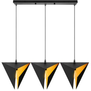 Hängelampe geometric  black 3tlg APP254-3CP 130162176 - Lampe für das Badezimmer