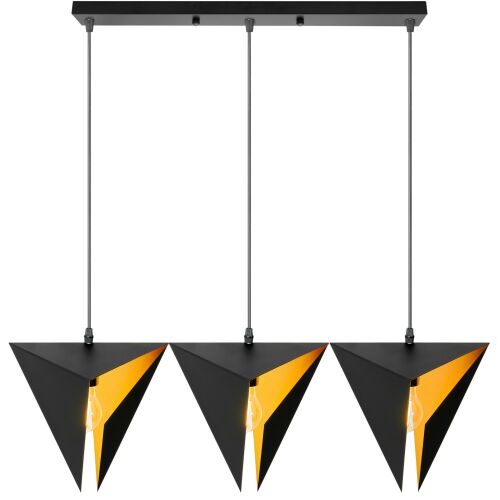 Hängelampe geometric  black 3tlg APP254-3CP 130162176