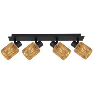 Lampă suspendată APP1825-4W NATURE BLACK 130162209 - Lămpi și iluminat