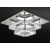 Deckenlampe Kristall LED 24W quadrat APP410-C 130162355