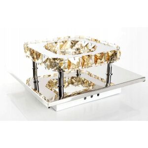 Deckenlampe Kristall quadrat Glamour 8W APP405-C 130794281 - Lampe für das Badezimmer