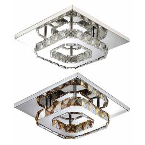 Glamour LED кристална плафониера APP405-C & APP406-C, два цветови варианта - Лампи и осветление