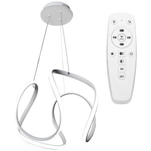 Lampa Sufitowa Wisząca Nowoczesna LED + Pilot APP388-CP 130162635 - Lampy i oświetlenie