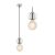 Deckenlampe Loft Chrome APP594-1CP 130163090