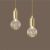 Deckenlampe Retro Gold APP649-1CP 130163230
