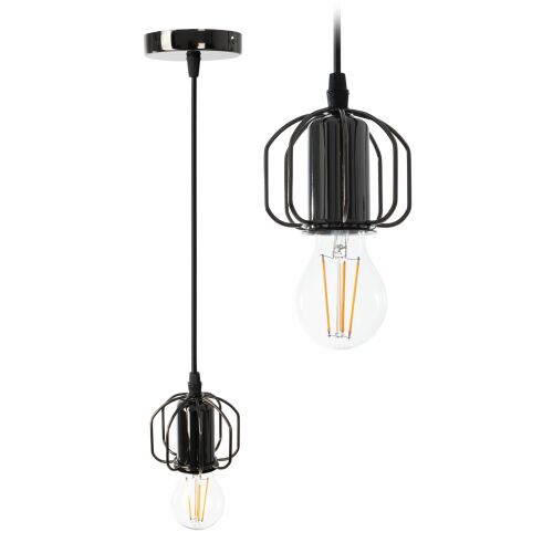 Deckenlampe loft black shine APP595-1CP 130163369