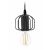 Deckenlampe loft black shine APP595-1CP 130163369