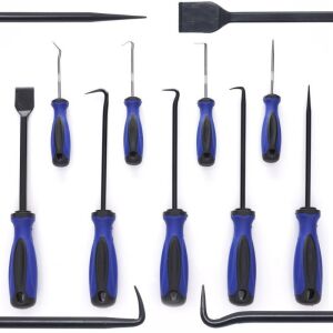 9-частен комплект инструменти с куки Tagred с противоплъзгащи дръжки, плосък инструмент и дълги инструменти - Tagred