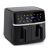 Berdsen BD-657 black dual basket air fryer
