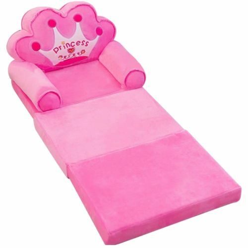 Rózsaszín Hercegnő Gyerek Kanapé Ágy, Kihúzható Gyermek Fotel Ágy
