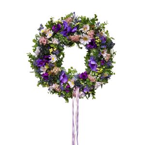 Kopogtató ajtódísz Purple 55cm 130164830 - Ajtódísz