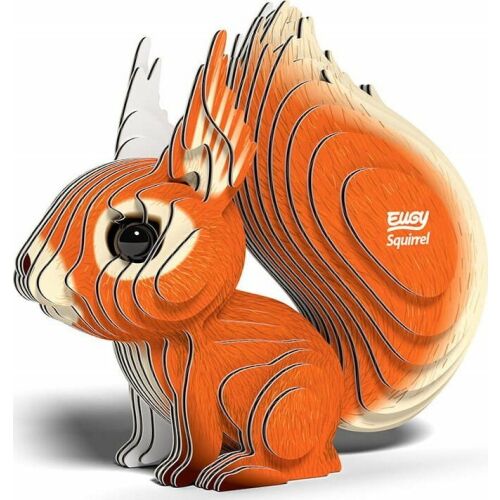 EUGY 3D Mókus puzzle. Környezetbarát barkács játék gyerekeknek.