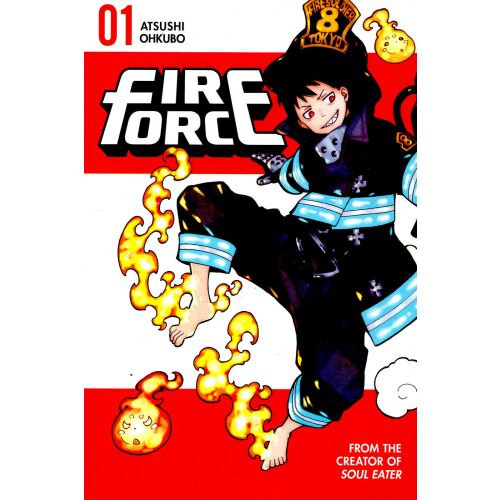 Fire Force Vol. 1 Manga Képregény borító, szerző: Atsushi Ohkubo - Idegennyelvű könyv