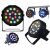 Proiector cu joc de lumini, par led 18x1W Slim LED RGB Disco / Club / Evenimente 130166491