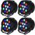 Proiector LED Par mini, RGBW, 12x1W, DMX, Automata, Comandat de muzica sau master/slave 130166652