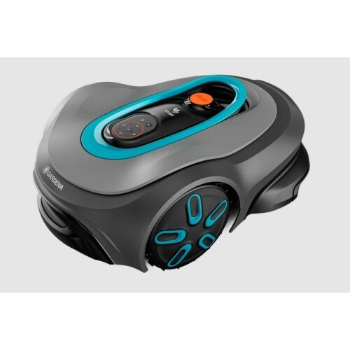 Robotická kosačka Gardena SILENO Max 900m2, pohľad z uhla