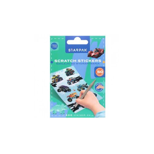 Képkarcoló készlet sablonokkal fiúknak (538961) 130169975