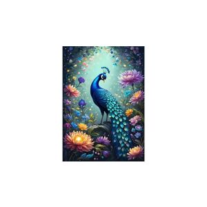 Bluebird 500 db-os puzzle - Flowers & Peacock (90847) 130169984 - Bluebird