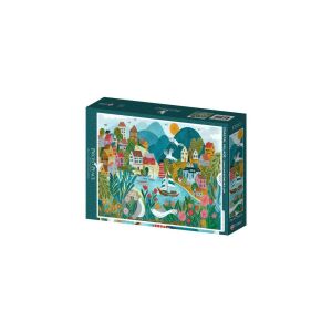 Pieces & Peace 1000 db-os puzzle - Coastal Village (0211) 130170321 - Puzzle & Kirakó